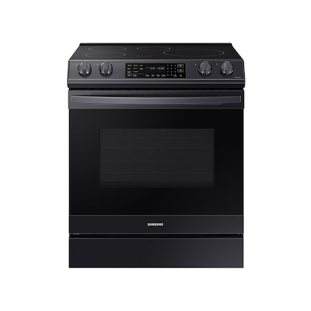 Samsung 6.3 cu. ft. 30-inch Smart Rapid Heat Induction Slide-in Convection+ Range NE63B8611SG
